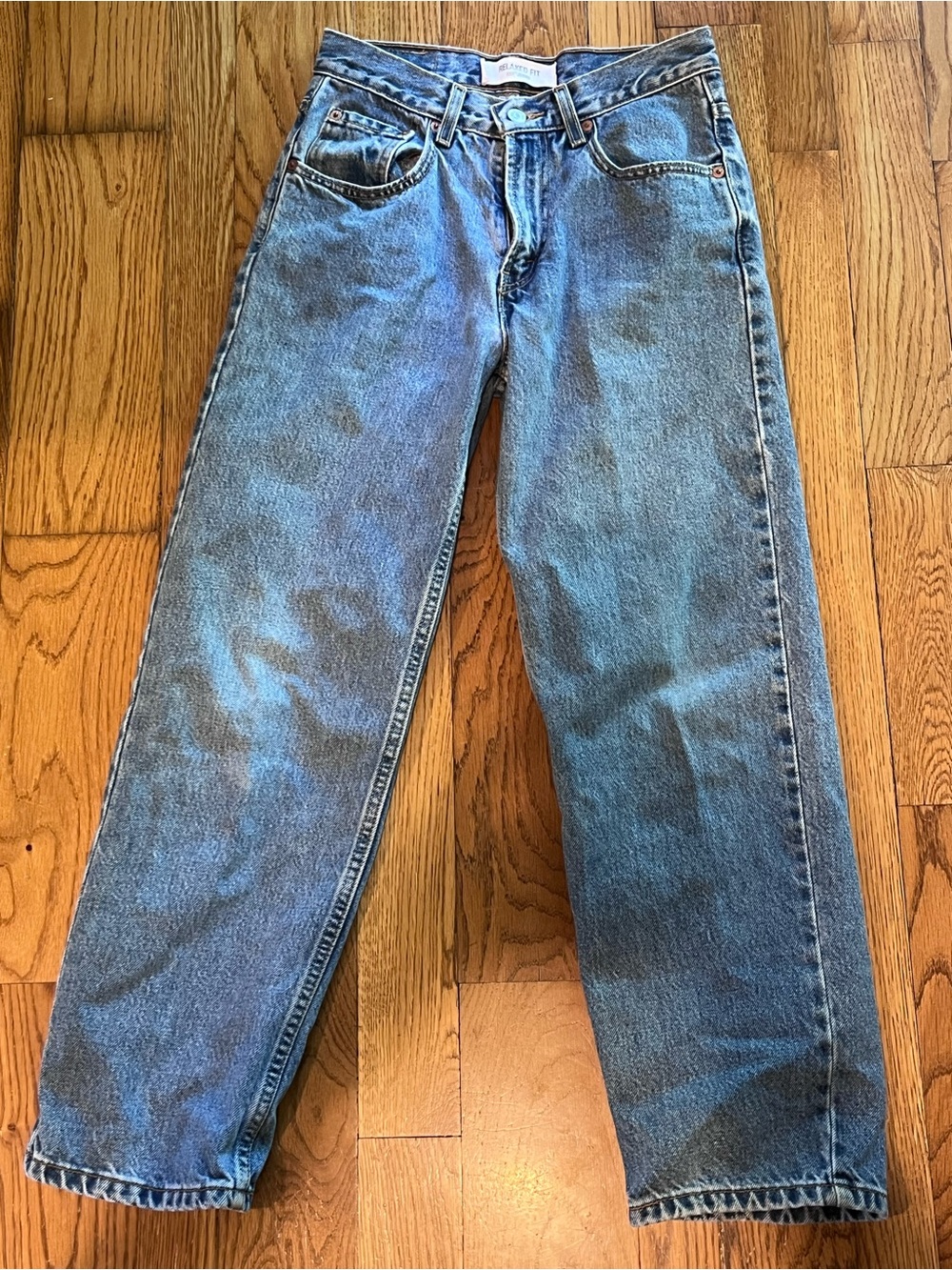 Levi's Straight Leg Blue Denim Jeans
